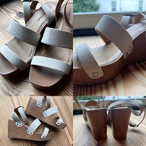 Women’s nude wedges